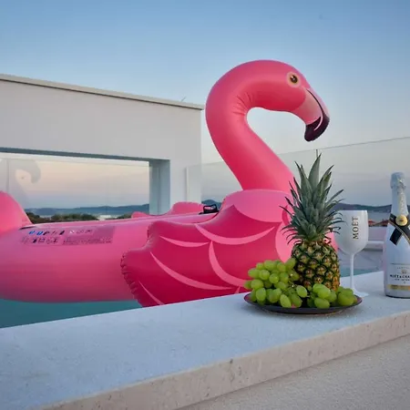 Villa Luxury Villa La Perla With Rooftop Pool Bibinje